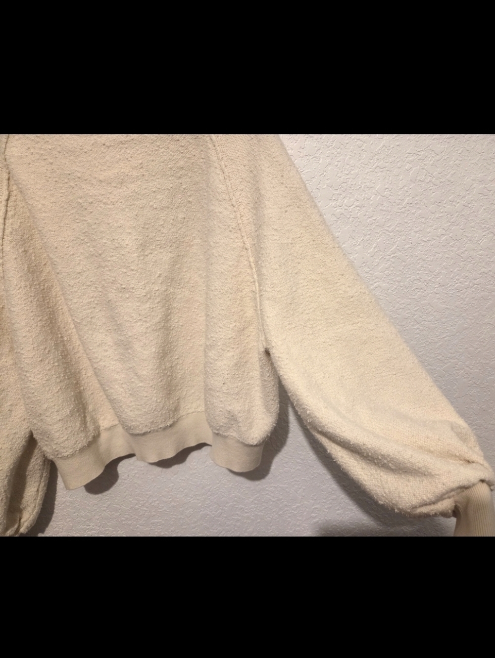 Free People Found My Friend Pullover Sweater Ivory Women’s Size Small - Picture 10 of 11